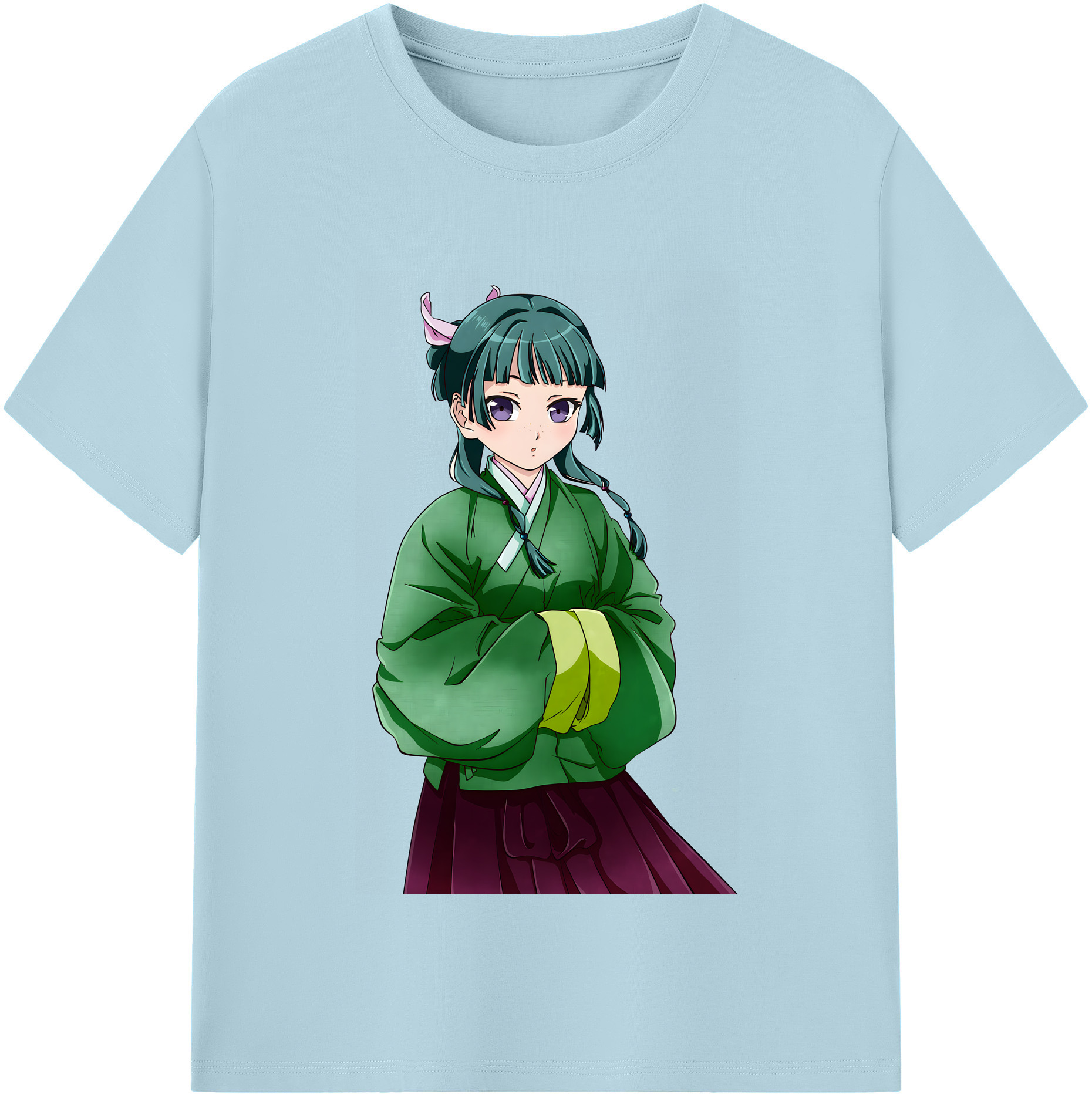 （画像用） 薬屋のひとりごと The Apothecary Diaries 綿100％半袖Tシャツ（フロントプリント）
